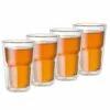 Baccarat Barista Facet Medium Double Wall Glass 345ml Set Of 4 -Gourmet Sales Shop 1020864