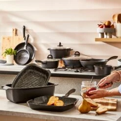 Baccarat STONE 10 Piece Cookware Set With Wok -Gourmet Sales Shop 1026851 bc stone 10pc square3