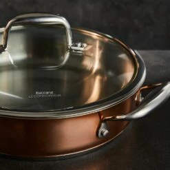 Baccarat Le Connoisseur 5 Piece Stainless Steel Cookware Set Copper -Gourmet Sales Shop 1033665 bc le con cookset 5pc copper 4