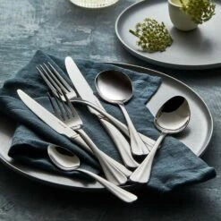 Baccarat Royce 56 Piece Stainless Steel Cutlery Set 8 Baccarat Royce 56 Piece Stainless Steel Cutlery Set -Gourmet Sales Shop 1034047 baccarat royce 56piece square