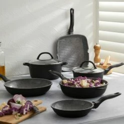 Baccarat STONEX2 6 Piece Non Stick Cookware Set -Gourmet Sales Shop 1034704 bc stonex2 cookset 6pc 002