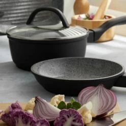 Baccarat STONEX2 6 Piece Non Stick Cookware Set -Gourmet Sales Shop 1034704 bc stonex2 cookset 6pc 003