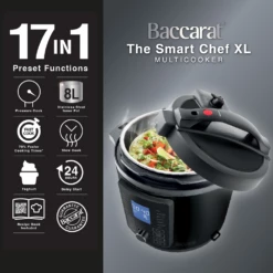 Baccarat The Smart Chef Multi Cooker 8L -Gourmet Sales Shop 1039375 bc the smart chef multicooker 8l black 02