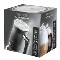 Baccarat The Perfect Froth Electric Milk Frother Black 17 Baccarat The Perfect Froth Electric Milk Frother Black -Gourmet Sales Shop 1040772 bc milk frother packaging