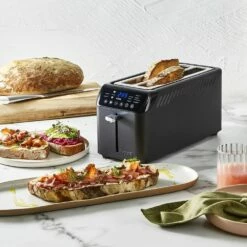 Baccarat The Artisan Toasty Slice 13 Baccarat The Artisan Toasty Slice -Gourmet Sales Shop 1043265 bc the artisan toaster slice black h 1