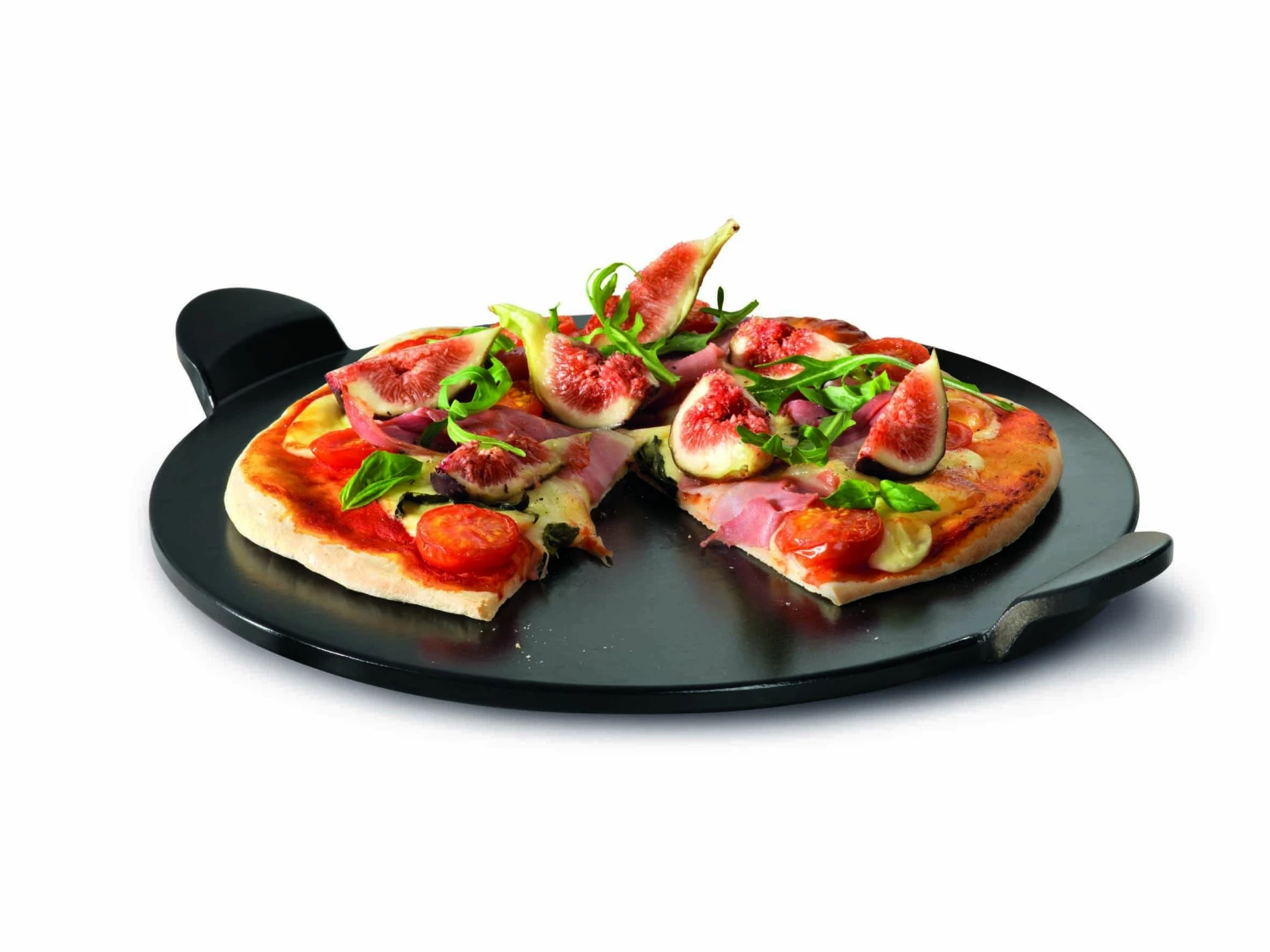 Baccarat Gourmet Black Pizza Stone With Handles 46cm 4 Baccarat Gourmet Black Pizza Stone With Handles 46cm - Image 2