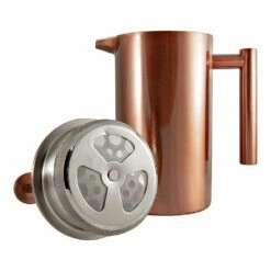 Baccarat Barista Brillante Double Wall Coffee Press 1L Copper