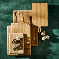 Baccarat Waterproof Bamboo Chopping Board 32 X 25cm -Gourmet Sales Shop bcbambowoodenboards 3 1000x1000
