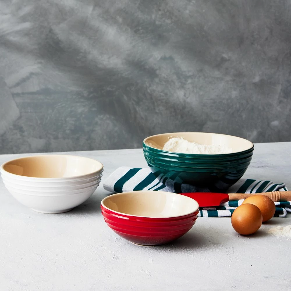 Baccarat Le Connoisseur 3 Piece Stoneware Serving Bowl Set 5 Baccarat Le Connoisseur 3 Piece Stoneware Serving Bowl Set - Image 3