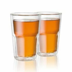 Baccarat Barista Facet Medium Double Wall Glass 345ml Set Of 2