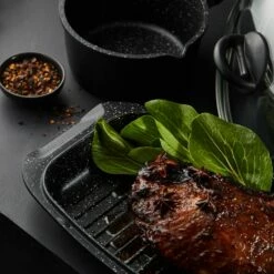 Baccarat Stone Cookware 10 Piece Set With Egg Poacher -Gourmet Sales Shop pcp 1026851bcstonecookset10pc 1375