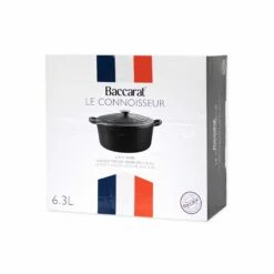 Baccarat Le Connoisseur 29cm Cast Iron Round French Oven With Lid Black 6.3L 15 Baccarat Le Connoisseur 29cm Cast Iron Round French Oven With Lid Black 6.3L -Gourmet Sales Shop pcp 1027443 7