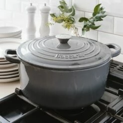 Baccarat Le Connoisseur Round French Oven With Lid Grey 29cm 6.3L -Gourmet Sales Shop pcp 1027444 4 1