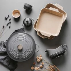 Baccarat Le Connoisseur Round French Oven With Lid Grey 29cm 6.3L -Gourmet Sales Shop pcp 1027444 5