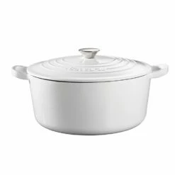 Baccarat Le Connoisseur Round French Oven With Lid White 29cm 6.3L