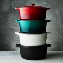 Baccarat Le Connoisseur Round French Oven With Lid White 29cm 6.3L 13 Baccarat Le Connoisseur Round French Oven With Lid White 29cm 6.3L -Gourmet Sales Shop pcp 1027445 6