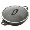 Baccarat ID3 CS Hard Anodised Wok 36cm With Lid & Bakelite Handles 2 Baccarat ID3 CS Hard Anodised Wok 36cm With Lid & Bakelite Handles -Gourmet Sales Shop pcp 1027961