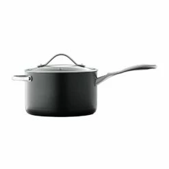 Baccarat ID3 Hard Anodised Saucepan With Lid 20 X 12cm