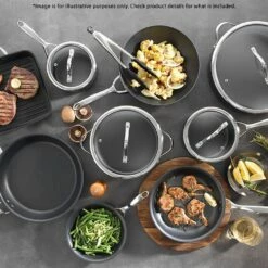 Baccarat ID3 Hard Anodised Casserole With Lid 24 X 11cm -Gourmet Sales Shop pcp 1027978 3 1 1