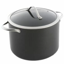 Baccarat ID3 Hard Anodised Stockpot With Lid 24 X 17cm