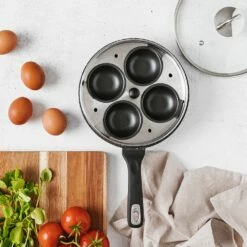 Baccarat Granite Egg Poacher With Lid 4 Cup 20cm -Gourmet Sales Shop pcp 1028960 3