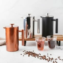 Baccarat Barista Brillante Double Wall Coffee Press 1L Copper -Gourmet Sales Shop pcp 1032563 4