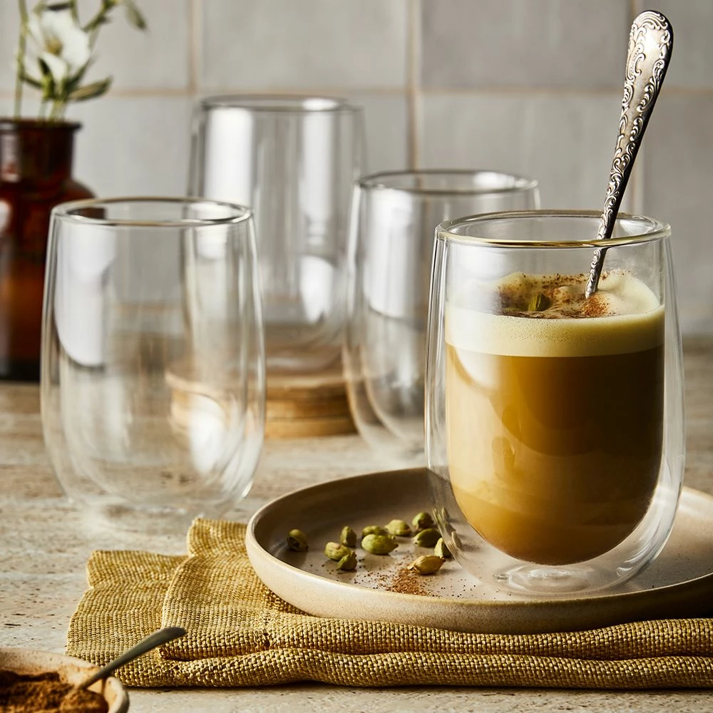 Baccarat Barista Cafe Double Walled Glass 350ml Set Of 4 4 Baccarat Barista Cafe Double Walled Glass 350ml Set Of 4 - Image 2