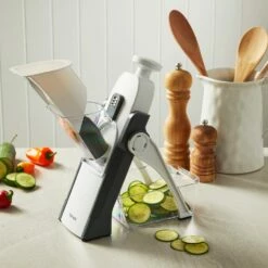 Baccarat Prepare Stand Up Mandoline 35.5cm X 15cm X 13cm White & Grey -Gourmet Sales Shop pcp 1033070 10