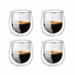 Baccarat Barista Cafe Espresso Glass 90ml Set Of 4
