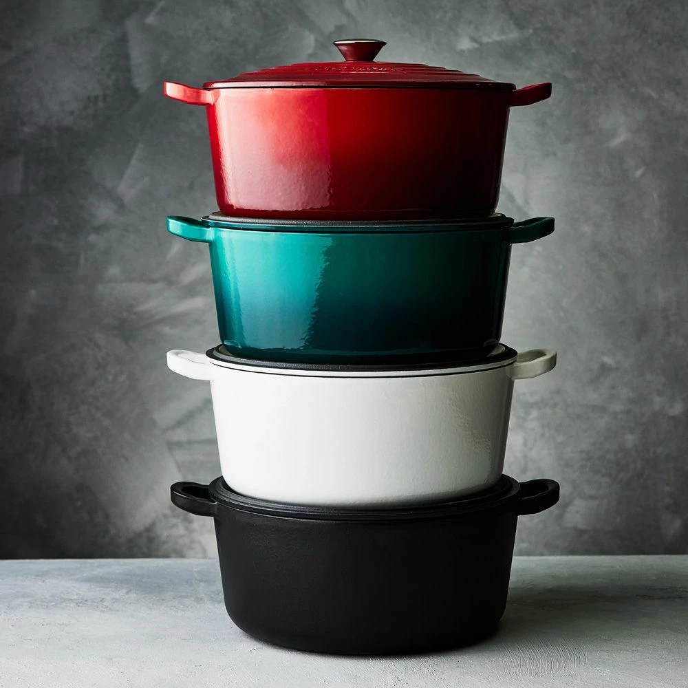 Baccarat Le Connoisseur Cast Iron Round French Oven 29cm/6.3L Teal 9 Baccarat Le Connoisseur Cast Iron Round French Oven 29cm/6.3L Teal - Image 7