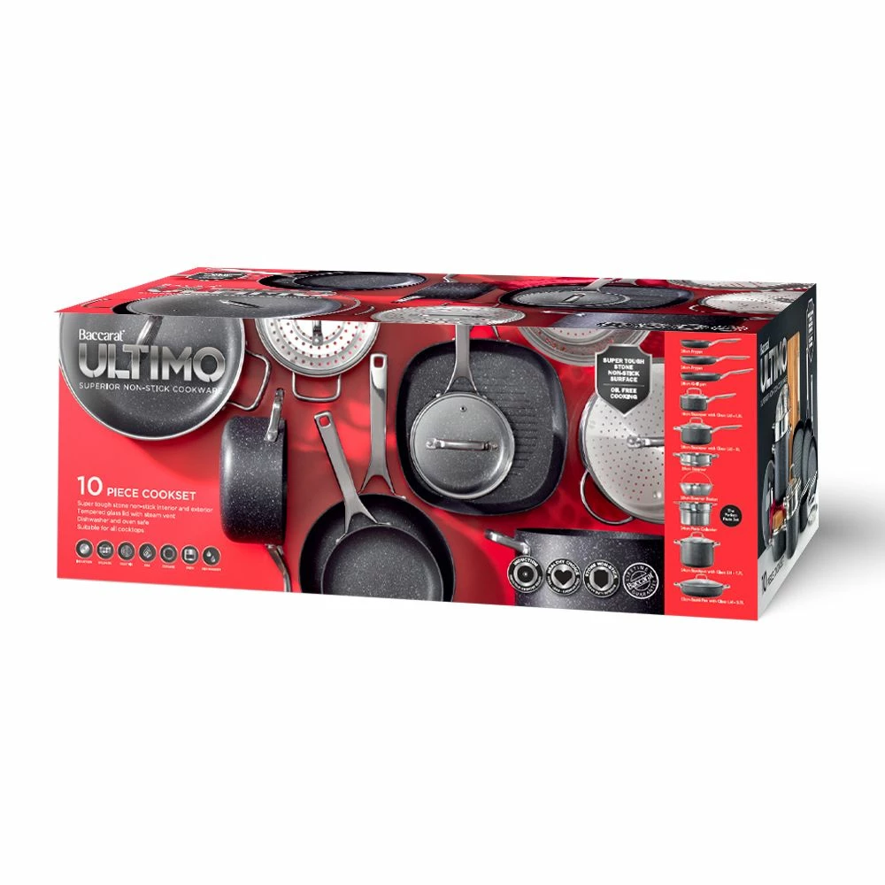 Baccarat Ultimo 10 Piece Non Stick Cookware Set 10 Baccarat Ultimo 10 Piece Non Stick Cookware Set - Image 8