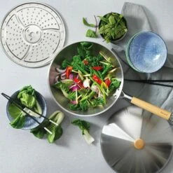 Baccarat Gourmet Stainless Steel Wok & Steam 28cm -Gourmet Sales Shop pcp 1034205 4