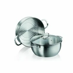Baccarat Gourmet 2 Piece Stainless Steel Casserole & Steamer Set 28cm -Gourmet Sales Shop pcp 1036142 3