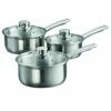 Baccarat Gourmet Stainless Steel Saucepan Set Of 3 2 Baccarat Gourmet Stainless Steel Saucepan Set Of 3 -Gourmet Sales Shop pcp 1036143 1