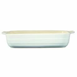 Baccarat Le Connoisseur Stoneware Lasagne Baking Dish 38cm White