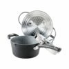 Baccarat Never Eva Stick Saucepan & Steamer Set 20cm -Gourmet Sales Shop pcp 1037369