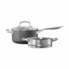 Baccarat Ultimo Non Stick Saucepan With Steamer 20cm 2 Baccarat Ultimo Non Stick Saucepan With Steamer 20cm -Gourmet Sales Shop pcp 1038472 1