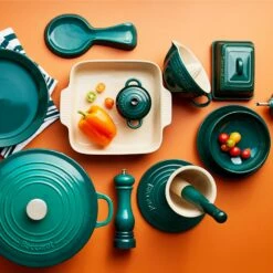 Baccarat Le Connoisseur Cast Iron Round French Oven 29cm/6.3L Teal 15 Baccarat Le Connoisseur Cast Iron Round French Oven 29cm/6.3L Teal -Gourmet Sales Shop pcp 1039079 3