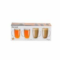 Baccarat Barista Cafe Set Of 4 Double Wall Handle Thermal Glass Tumblers 450ml 11 Baccarat Barista Cafe Set Of 4 Double Wall Handle Thermal Glass Tumblers 450ml -Gourmet Sales Shop pcp 1039225 6