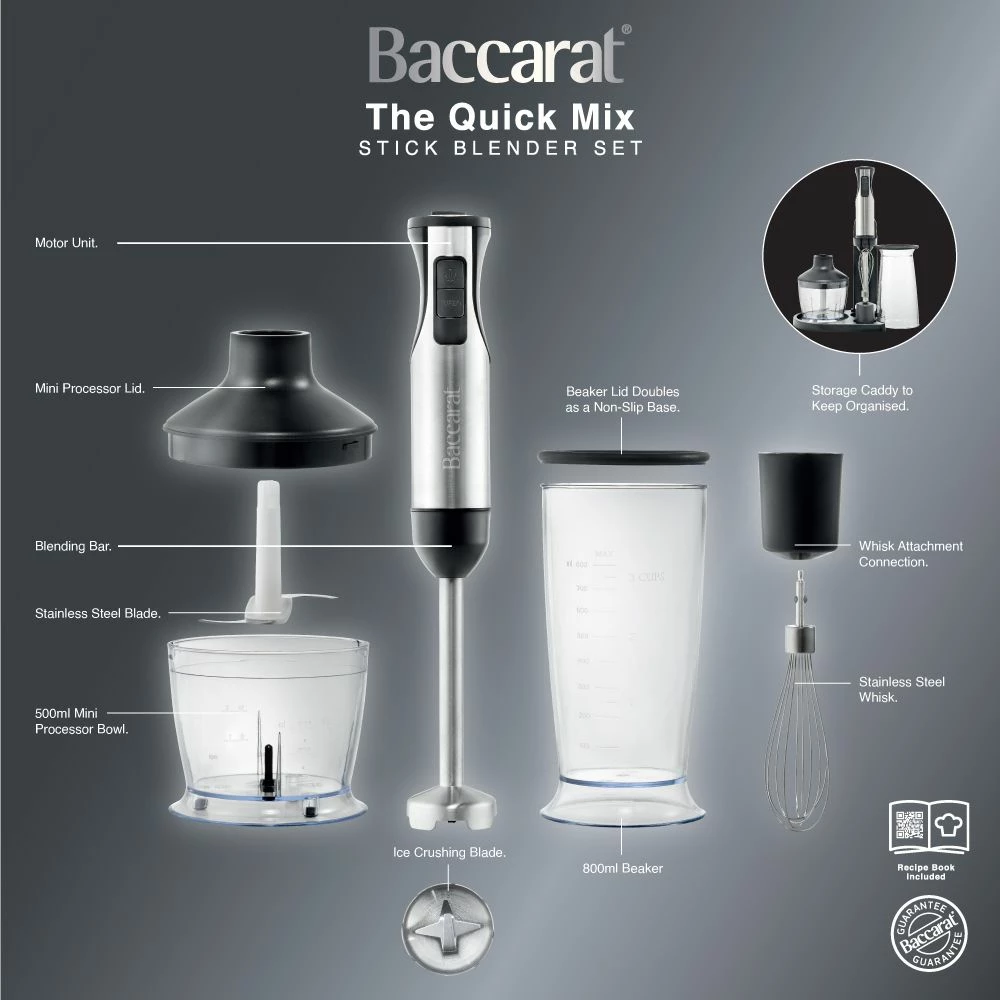 Baccarat The Quick Mix Stick Blender Set 5 Baccarat The Quick Mix Stick Blender Set - Image 3