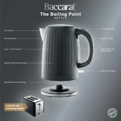 Baccarat The Boiling Point Kettle Black -Gourmet Sales Shop pcp 1039348 3