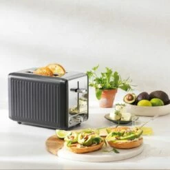 Baccarat The Toasty Slice 2 Slice Toaster Black -Gourmet Sales Shop pcp 1039349 5