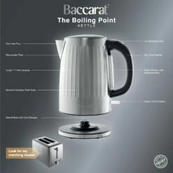 Baccarat The Boiling Point Kettle Silver -Gourmet Sales Shop pcp 1039350 3