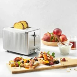 Baccarat The Toasty Slice 2 Slice Toaster Silver -Gourmet Sales Shop pcp 1039351 5