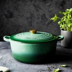 Baccarat Le Connoisseur Cast Iron Round French Oven 6.3L Moss -Gourmet Sales Shop pcp 1040468 4