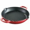 Baccarat Le Connoisseur Cast Iron Round Grill Pan 28cm Red -Gourmet Sales Shop pcp 1040473