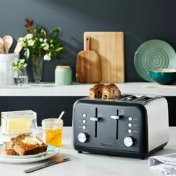Baccarat The Toasty Slice 4 Slice Toaster Black -Gourmet Sales Shop pcp 1040722 5