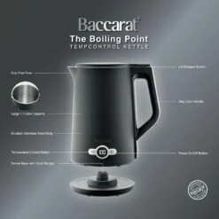 Baccarat The Boiling Point Tempcontrol Kettle Black -Gourmet Sales Shop pcp 1040781 9