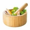 Baccarat Spice Market Bosco Bamboo Mortar & Pestle -Gourmet Sales Shop pcp 1040825